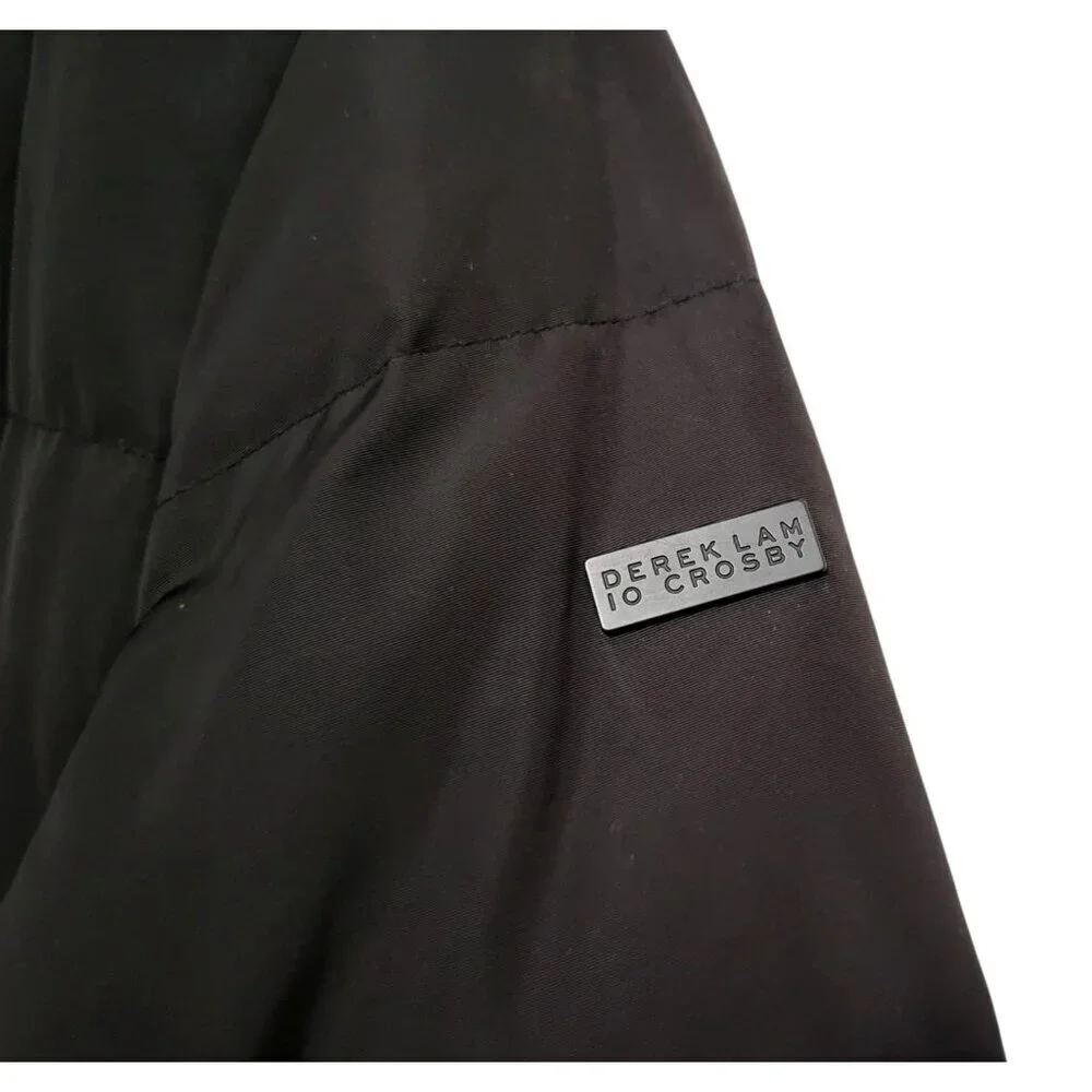 Derek Lam 10 Crosby Down Parka Quilted Puffer Fox Fur Hood Coat